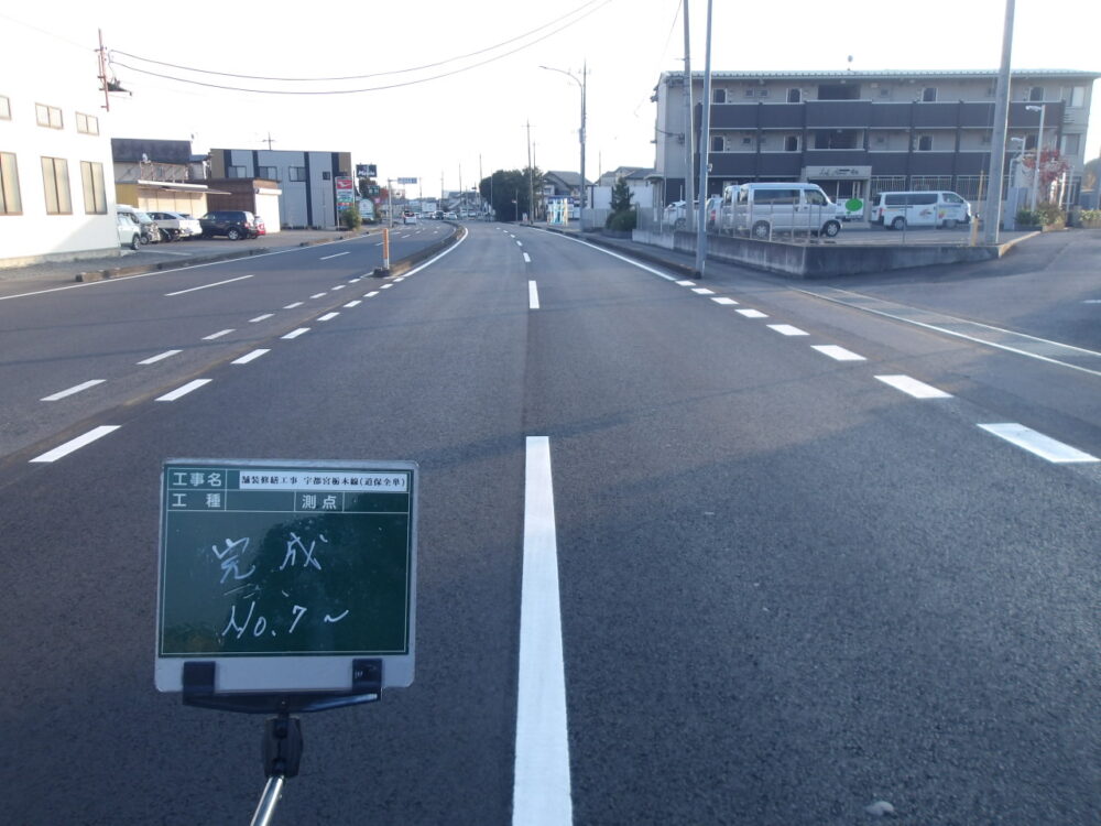 舗装修繕工事　宇都宮栃木線（道保全単）