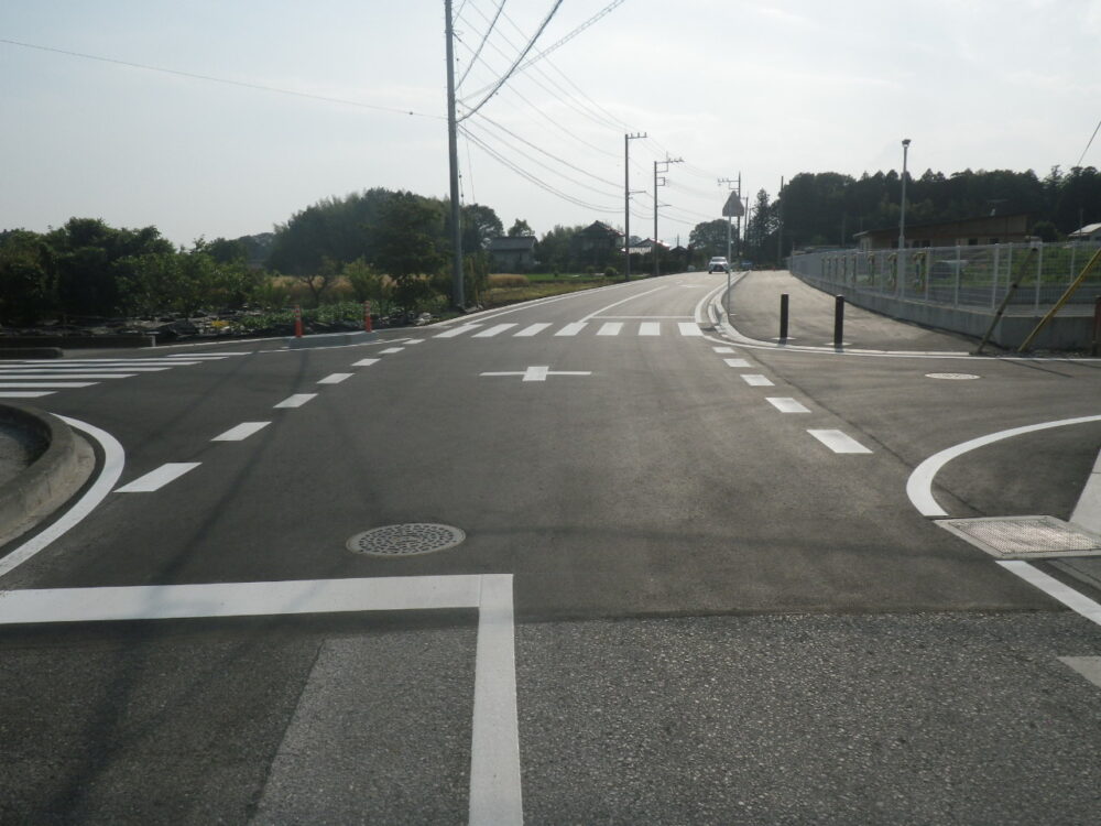 社会資本整備総合交付金事業　道路改良工事　一級町道９号線
