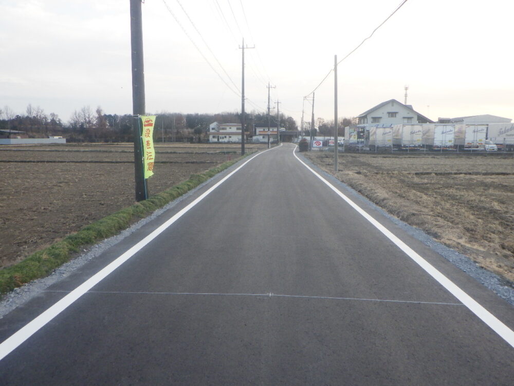 舗装修繕工事　一級町道４号線その２