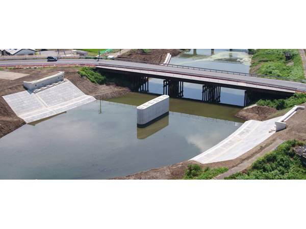 一級河川永野川千部橋下部工建設工事その40(災害助成)